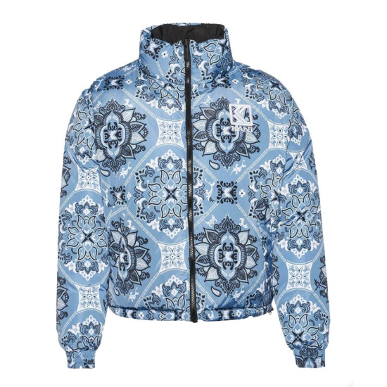 Karl Kani Γυναικείο μπουφάν Retro Paisley Reversible Block Puffer Jacket